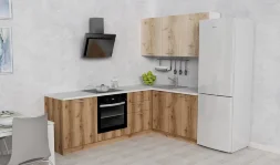 Модульная кухня АТР, дуб делано натуральный / дуб делано (240х160 см) 